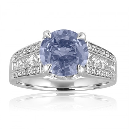 sapphire wide band ring